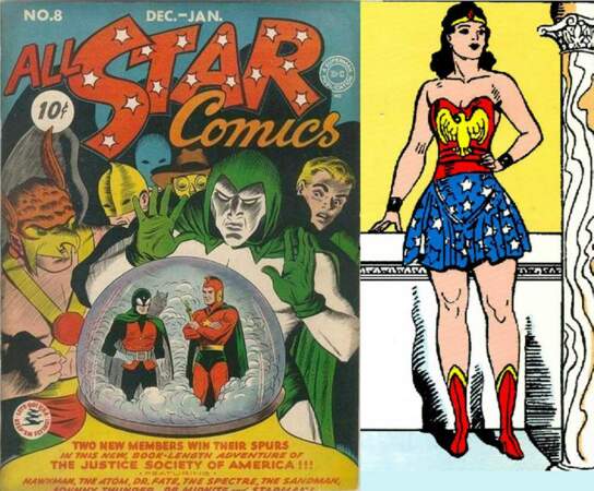 Avec ses airs d'Amazone, Wonder Woman est la première super-héroïne. Girl Power !