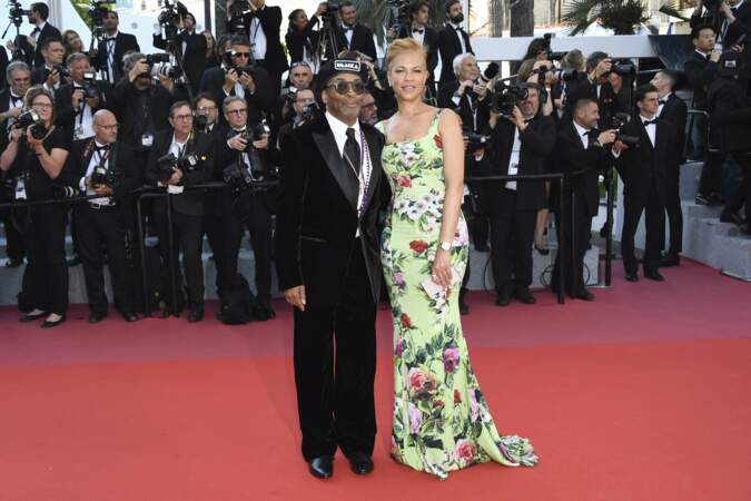 Spike Lee et Tonya Lewis à la côture du Festival de Cannes