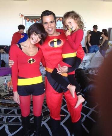 Super Jessica Alba qui a déguisé sa petite famille en héros des Indestructibles