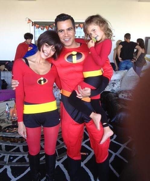 Super Jessica Alba qui a déguisé sa petite famille en héros des Indestructibles
