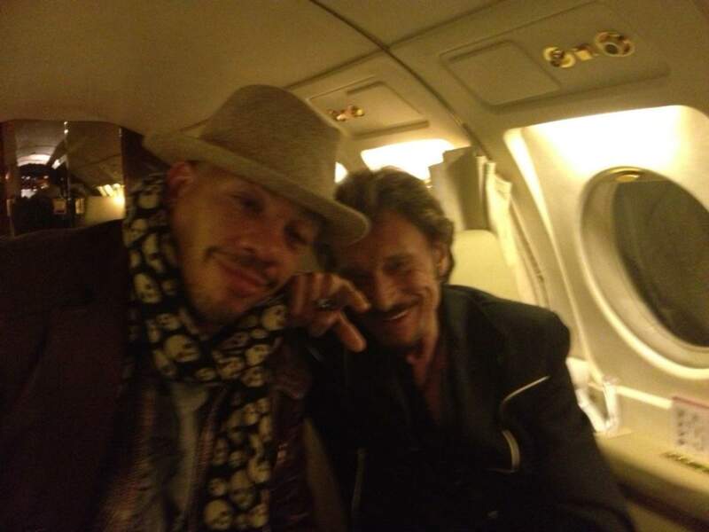 Johnny Hallyday et Joey Starr, copains comme cochons