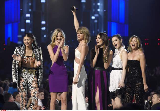 Zendaya, Martha Hunt, Taylor Swift, Lily Aldridge, Hailee Steinfeld et Ellen Pompeo aux Billboard Music Awards 