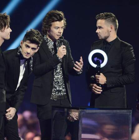 ... et les One Direction, qui ont eu la chance de rafler un Brit Award ! 