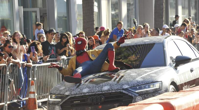 Hier soir à Los Angeles, avait lieu l'avant-première de Spider-Man Homecoming... Le héros était là !