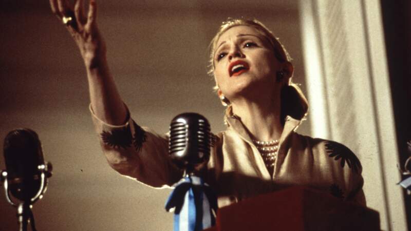 Rôle culte pour Madonna qui s'est transformée dans Evita (1997)