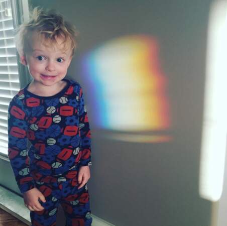 Le petit Jack, fils de l'acteur Chris Pratt. 