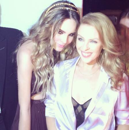 Belinda a eu sa photo avec Kylie Minogue