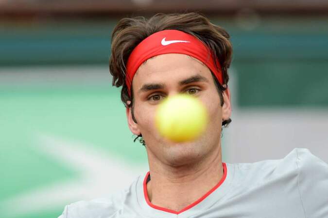 On ouvre ce diaporama avec le nouveau nez de Roger Federer, jaune et rond. Vous aimez ? 