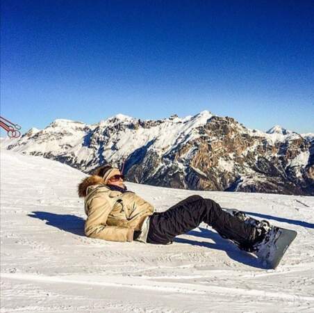 Pendant ce temps, Capucine Anav s'est ressourcée au ski