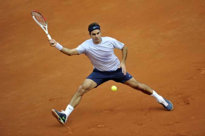 Pas de problèmes pour Roger Federer face au jeune Espagnol Carreno-Busta. Victoire 6-2, 6-2, 6-3.