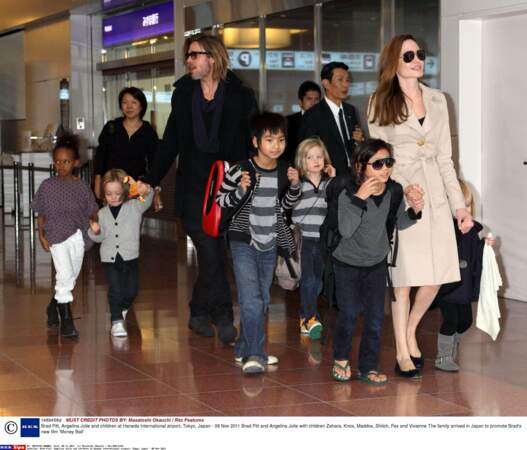Maddox, Pax et Zahara sont les trois enfants adoptés par Brad Pitt et Angelina Jolie.