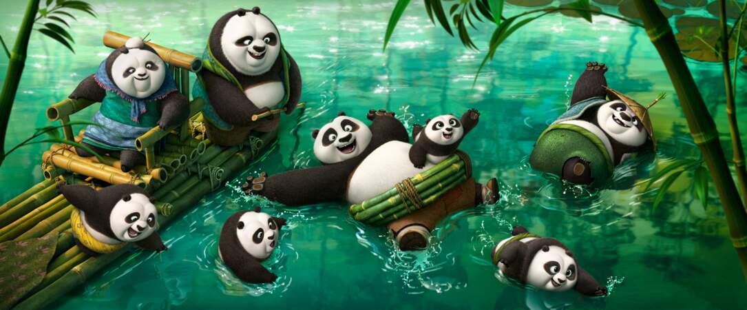Po en famille dans Kung-Fu Panda 3 (30/03)
