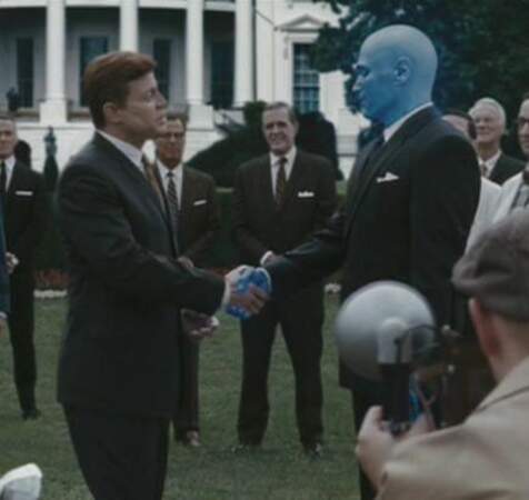 Brett Stimely en John F. Kennedy dans Watchmen