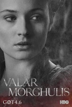 Sophie Turner, la belle Sansa Stark, fille ainée de Ned