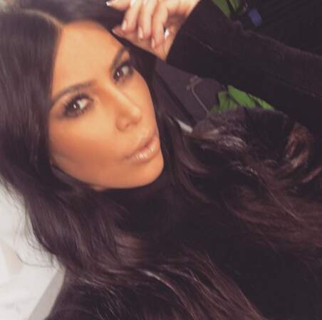 Kim Kardashian, fidèle à elle-même. 