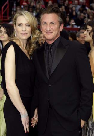 Sean Penn et Robin Wright, un couple glamour et inoubliable.
