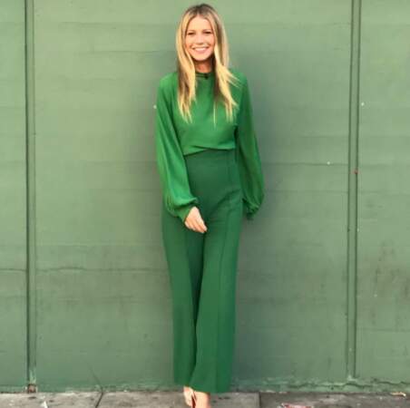 On adore : la tenue green de Gwyneth Paltrow... 