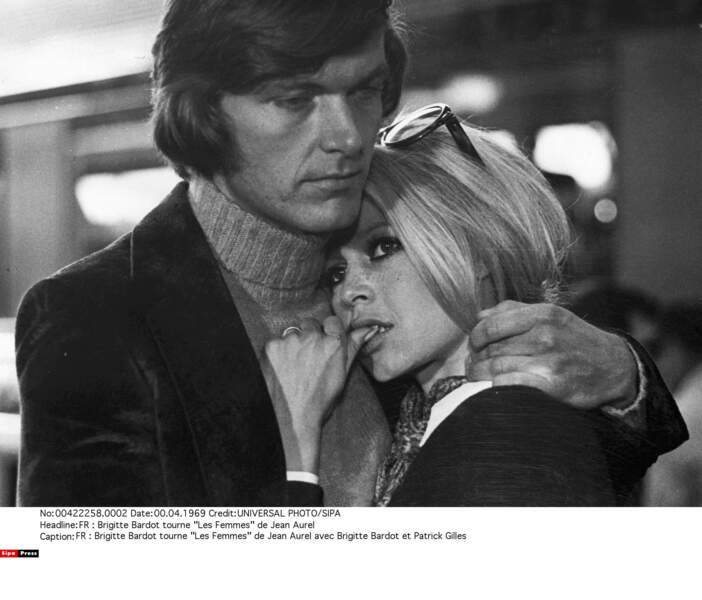 Rencontré sur le tournage du film "Les Femmes"(1969), Patrick Gilles est une épaule rassurante pour Brigitte