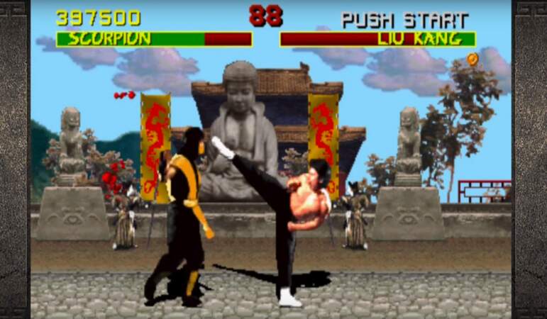 Retour à la baston avec le jeu Mortal Kombat, sorti en 1992