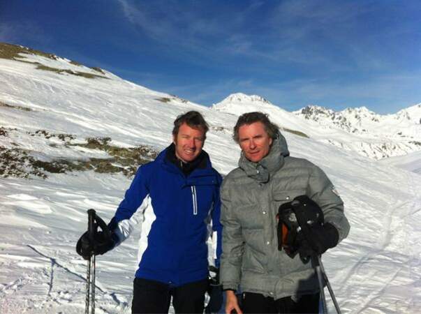 Denis Brogniart aussi est allé au ski, et pas avec n'importe qui !
