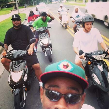 Le selfie de groupe avec Tyler The Creator et ses copains