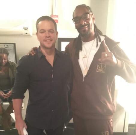 Improbable : Snoop Doggy Dog et Matt Damon ! 