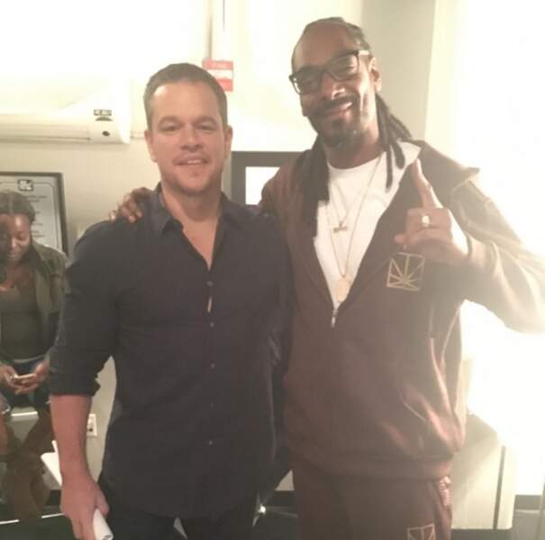 Improbable : Snoop Doggy Dog et Matt Damon ! 