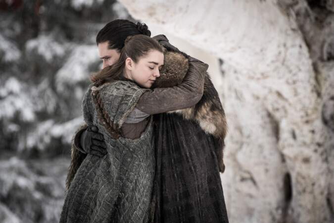 Le premier épisode de la saison 8 marque les retrouvailles de Jon et Arya