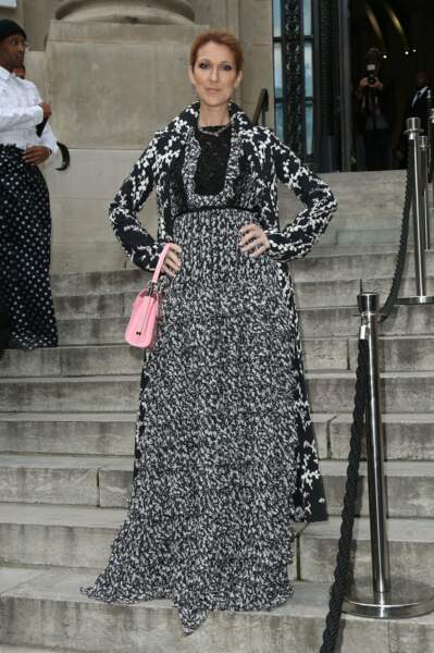 Au défilé Giambattista Valli, Celine Dion avait fait un choix de robe... hasardeux !