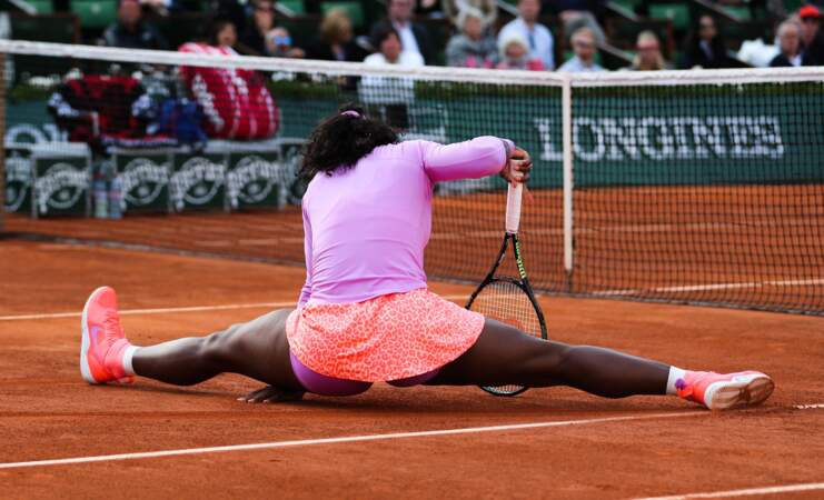 Quelle souplesse, Serena !
