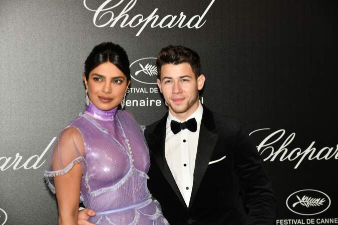 Priyanka Chopra et son mari Nick Jonas à la soirée Love de Chopard au Festival de Cannes 2019