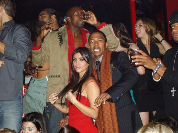 Kim Kardashian et Nick Cannon 