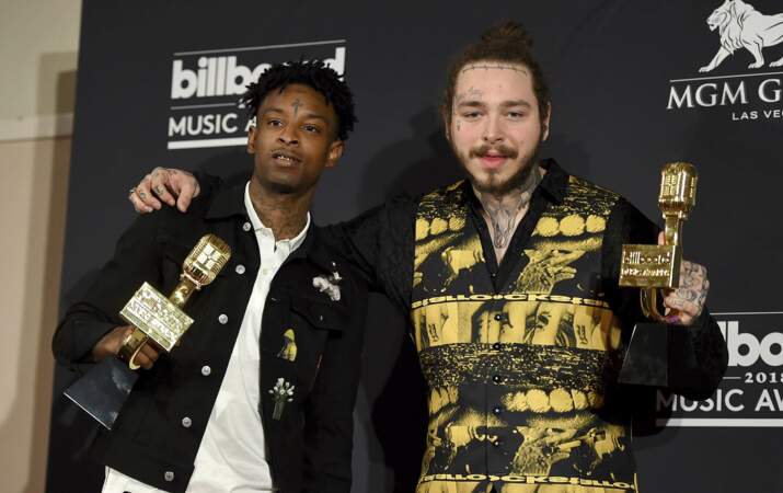 21 Savage et Post Malone ont reçu le prix de la meilleure chanson rap pour Rockstar