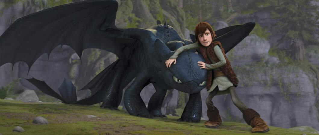 Dans Dragons, Harold n'a pas eu peur du dragon Krokmou, au contraire, ces deux-là s'adorent !