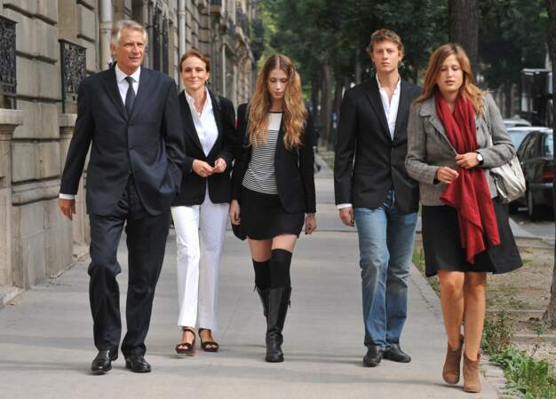 La famille de Villepin au complet en 2009