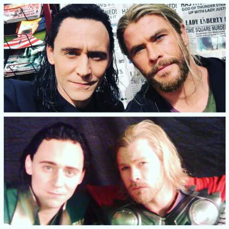 Frères ennemis sur grand écran et amis à la ville, Tom Hiddleston et Chris Hemsworth ont bien changé depuis Thor 1 