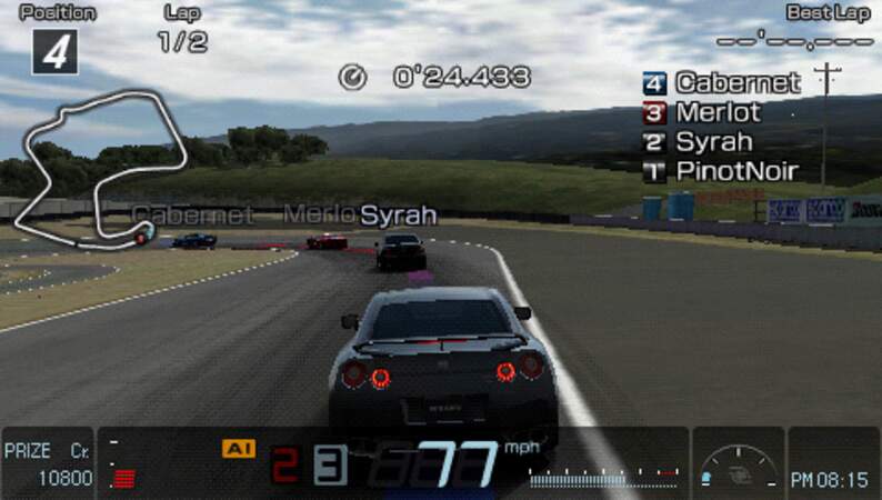Capture Gran Turismo sur PSP (2009)