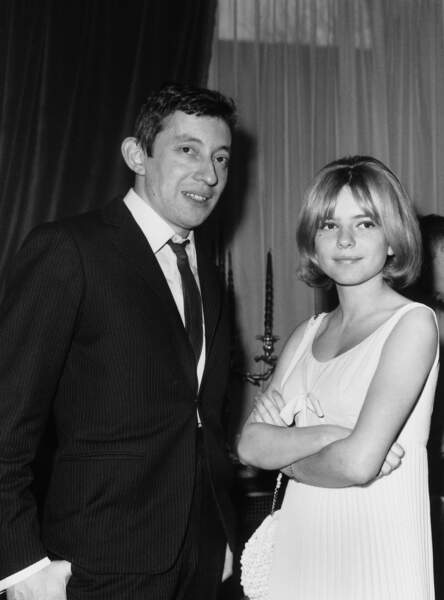 Gainsbourg et France Gall en 1968 lors de l'Eurovision 