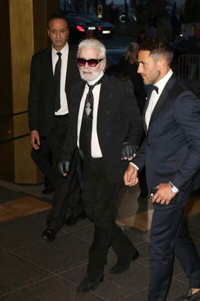 Le couturier Karl Lagerfeld
