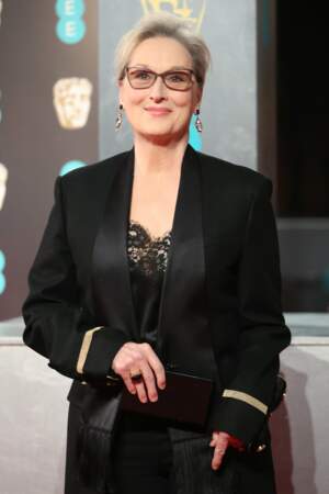 De son côté, Meryl Streep était très classe pour la 70ème édition des BAFTA