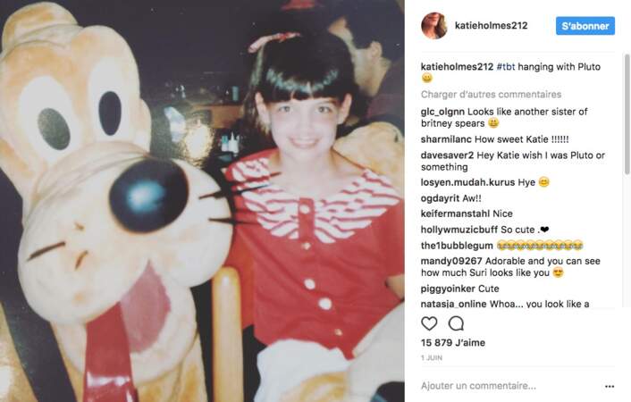 Katie Holmes ravie d'être à Disney
