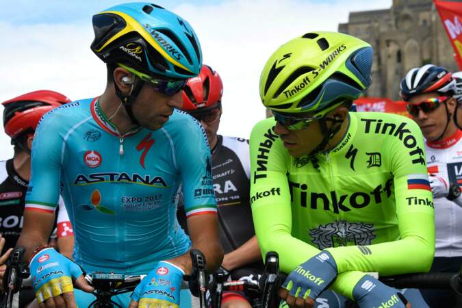 De vraies pipelettes, Alberto Contador et Vincenzo Nibali