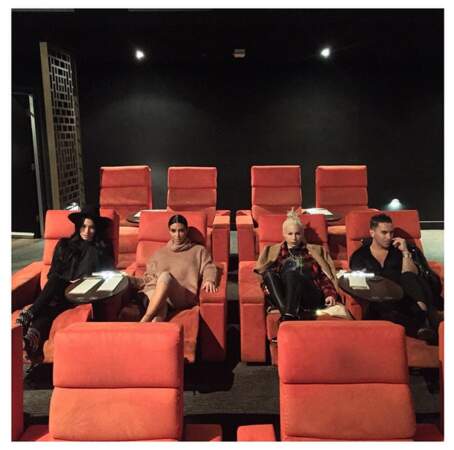 Quand on est Kim Kardashian, on regarde le dernier Hunger Games... dans un cinéma privé