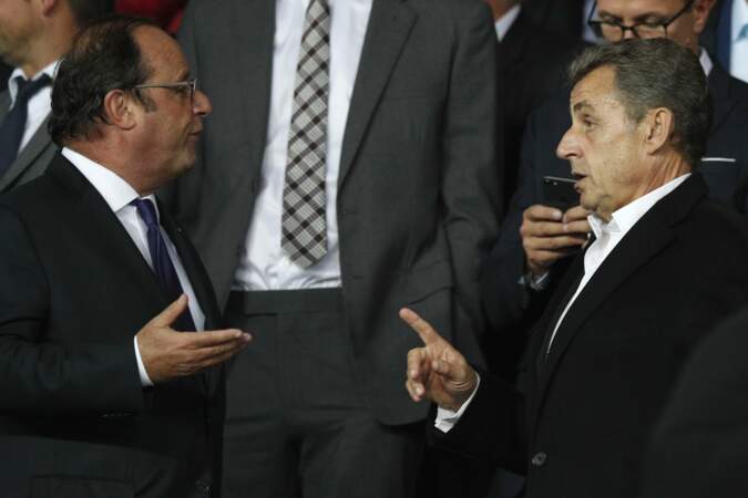 C'étaient les deux anciens présidents, François Hollande et Nicolas Sarkozy ! 