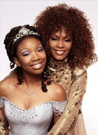 Brandy Norwood et Whitney Houston dans "La Légende de Cendrillon" en 1997 