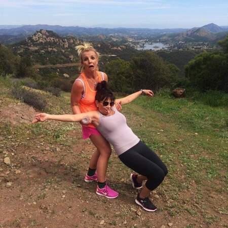 Drôle : Britney Spears s'est ressourcée à la montagne avec sa maman
