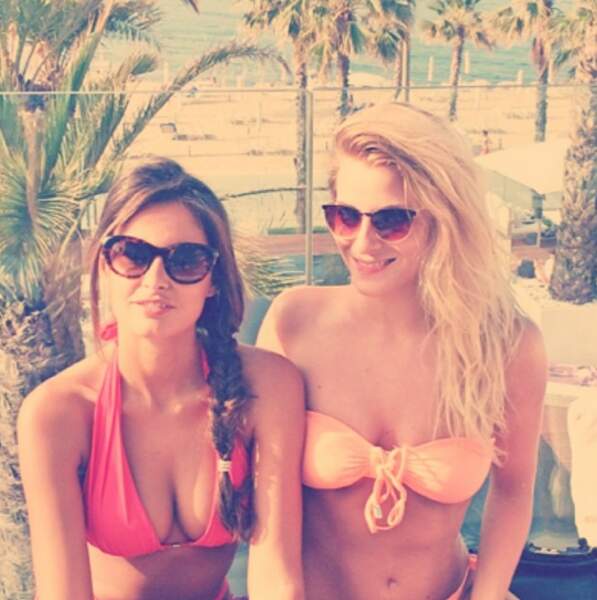 Malika Ménard, ex-Miss France, a également affolé les réseaux sociaux en bikini en Espagne