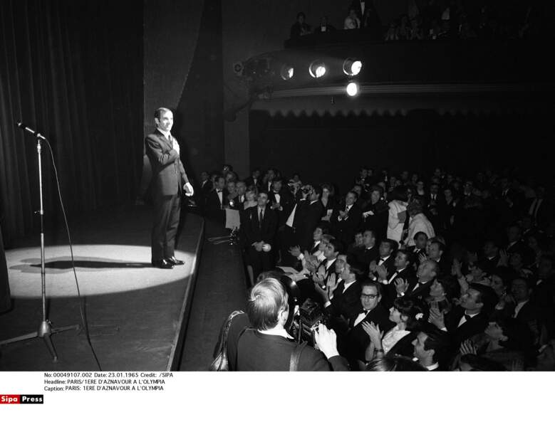 La première d'Aznavour à l'Olympia