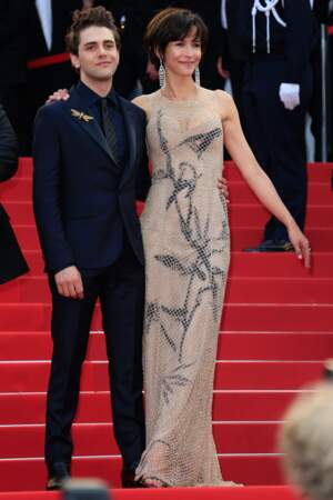 Xavier Dolan et Sophie Marceau sur les marches de Cannes