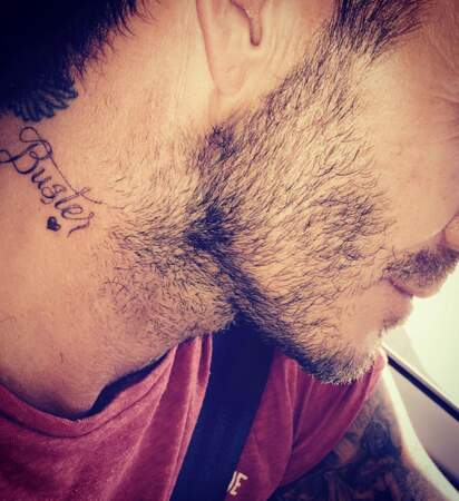 Attention, minute choupi : le tatouage de David Beckham pour son fils Brooklyn.